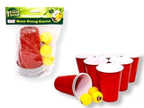 Beer Pong Drinking Game Set Kit 16 Cups 6 Balls Xmas Party Pub BBQ Gift