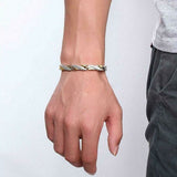 Mens Women Bracelet Magnetic Healing Bio Therapy Arthritis Pain Relief Bangle