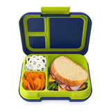 Lunch Box Bentgo Pop with Removable 3/4 Divider Leak-Proof Navy Blue Chartreuse