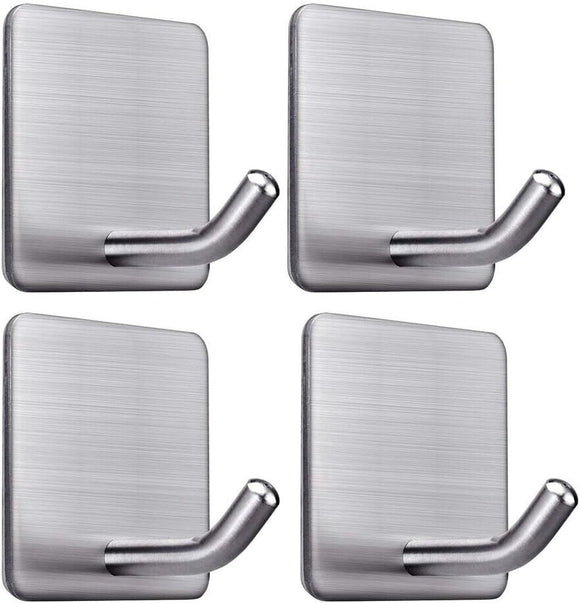 Heavy Duty Adhesive Towel Hooks Stick on Towel Holder Wall Hangers Water