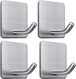 Heavy Duty Adhesive Towel Hooks Stick on Towel Holder Wall Hangers Water