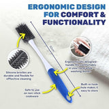 2PK Long Handle Bottle Brush Cup Kettle Scrubbing Tool Cleaning Brushes