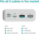 Power Bank 18W 30000mAh Big Capacity Portable Charger Fast Charging & Recharging