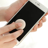 4x Macaron Shaped Mobile Phone Screen Lens Glasses Wipe Cleaning Assorted Color