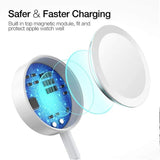 2 in 1 Apple Charger iPhone Watch iWatch 8 7 6 5 4 3 Magnetic Charging Cable