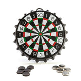 Magnetic Bottle Cap Darts Beer Drinking Board Game Party Gift Set