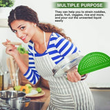 Saucepan Strainer Clip Drainer Plastic Pot Pan Kitchen Rice Pour Water