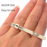 2x Ring Sizer Size Check Tool Finger Gauge Jewelry Measurement Sizes Ruler UK/AU