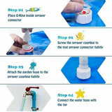 Kids Splash Sprinkler Water Play Pad Mat Inflatable Spray Pool Toy 170cm - Asstd