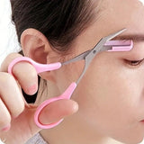 Eyebrow Scissors Eyelash Hair Comb Trimmer Stainless Steel Eyebrow Tool Assorted