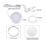 12V LED Down Light Cabin Ceiling Lamp Caravan Camper Trailer Car -  4Pc White