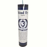 Pillar Candle Third Eye Intuition Decor Meditation Mind Relax 3.8cm x 17.8cm