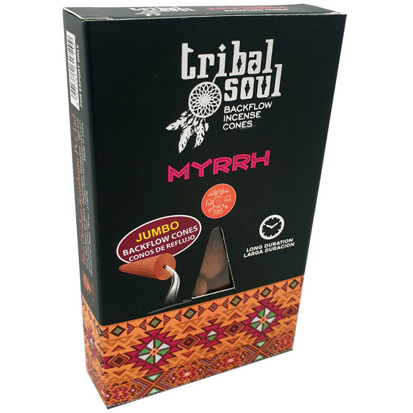 Tribal Soul Myrrh 30 Backflow Incense Cones