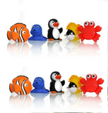 10 Pieces  Bathtime Seabuds Water Squirter Set Sea Creatures Animal Kids Toy Set