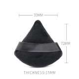 5x Mini Triangle Make Up Tool Cosmetic Puff MakeUp Cotton Sponge Powder - Black