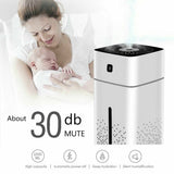LED Cube Air Humidifier Aroma Diffuser Essential Oil Ultrasonic Purifier - White