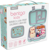Bentgo Kids Lunch Box With Compartment Bento-Style Leak-Proof Puppies
