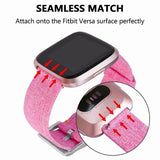 Fitbit Versa/2/Lite Replacement Band Fabric Watch Sports Strap Wristband Pink