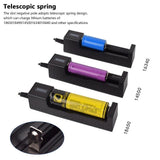 Portable 1slot Battery USB Charger for Rechargeable Batteries Li-ion