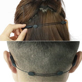 Adjustable Silicone Glasses Cord Wire Lanyard Strap Sunglasses Holder Black