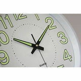 305mm Luminous Wall Clock Glow In The Dark Silent Quartz Indoor Home Modern Clock