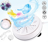 Ultrasonic Portable Washing Machine Mini Turbine Washer USB For Travel Camping