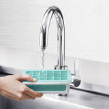 Oxo Good Grips Covered Ice Cube Tray Small Flexible Silicone Dining Bar Kitchen