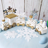 4pcs Snowflake Cake Toppers Acrylic Christmas Cupcake Decorations Party Decor