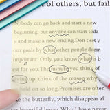 150 Sheets Transparent PET Memo Sticky Note Daily To Do Stationery Waterproof
