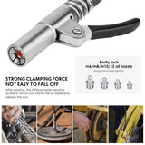 Grease Coupler Heavy-Duty Quick Release Grease Gun Coupler NPTI/8 10000PSI