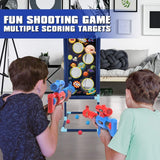 Shooting Game Toy 2pk Foam Ball Popper Air Guns & Shooting Target & 24 Foam Ball