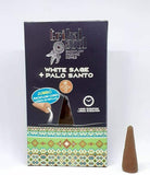 Tribal Soul White Sage & Palo Santo 30 Backflow Incense Cones