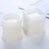 2x Silicone Mold Set Resin Epoxy Crafts Making Brush Pot Pen Holder Mould DIY