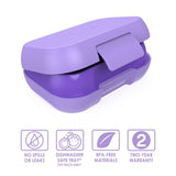 Bentgo Kid's Snack Chill Leak-Proof Bento Food Container School Picnic Purple
