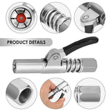 Grease Coupler Heavy-Duty Quick Release Grease Gun Coupler NPTI/8 10000PSI