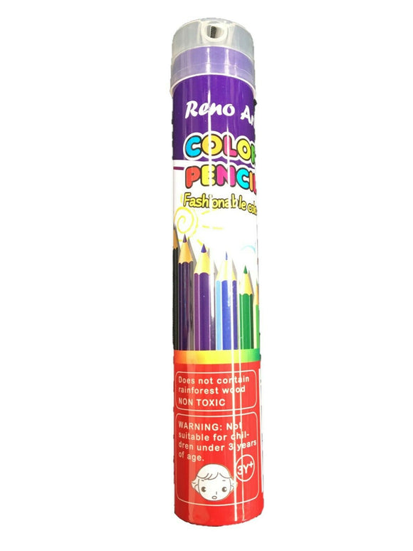 12 Coloured Pencils Set Colour Sketch