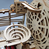 Roller Coaster Technology-driven Handmade DIY Wooden Gifts 3D Toys Experiment