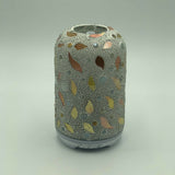 Gold Leaf  Glass Mosaic Electric Essential Oil Diffuser Small