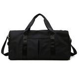 Gym Sports Bag Shoulder Hand Luggage Duffel Large Capacity Travel Bags Black
