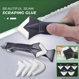 3 in 1 Silicone Caulking Tool Removal Residue Scraper Kit Multi-Function Remove