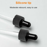 5pcs Amber Glass Liquid Dropper Reagent Eye Pipette Essential Oils Bottle -10ml