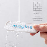 YouCopia ReStickable 3D Fridge Labels 10-Piece Set Reusable Nano-Suction White
