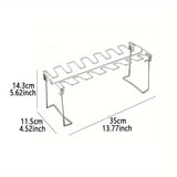 1pc Folding Stainless Steel Chicken Drumstick Grill Wing Chicken Leg Roaster