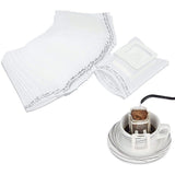 50x Portable Handing Ear Drip Coffee Filter Paper Bag for Travel Home Office