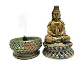 Kwan Yin Cone Incense Burner