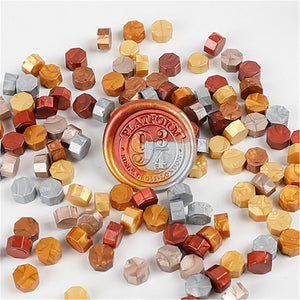 100x Retro Sealing Wax Beads Wax Seal Stamp Beaded For Wedding Craft Decor - Mix