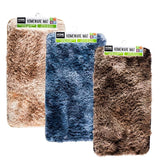 1x Mat Cosy Synthetic Fur Floor Soft Luxurious Home Master - Brown 90cm x 50cm