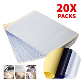 20pcs Tattoo Stencil Paper Transfer Spirit Thermal Carbon Tracing Copier Kit
