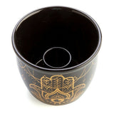 Wild Scents Hamsa Ceramic Smudge Bowl