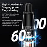 Remover Nose Ear Clipper Hair Trimmer Eyebrow Electric Men Rechargeable Blue
